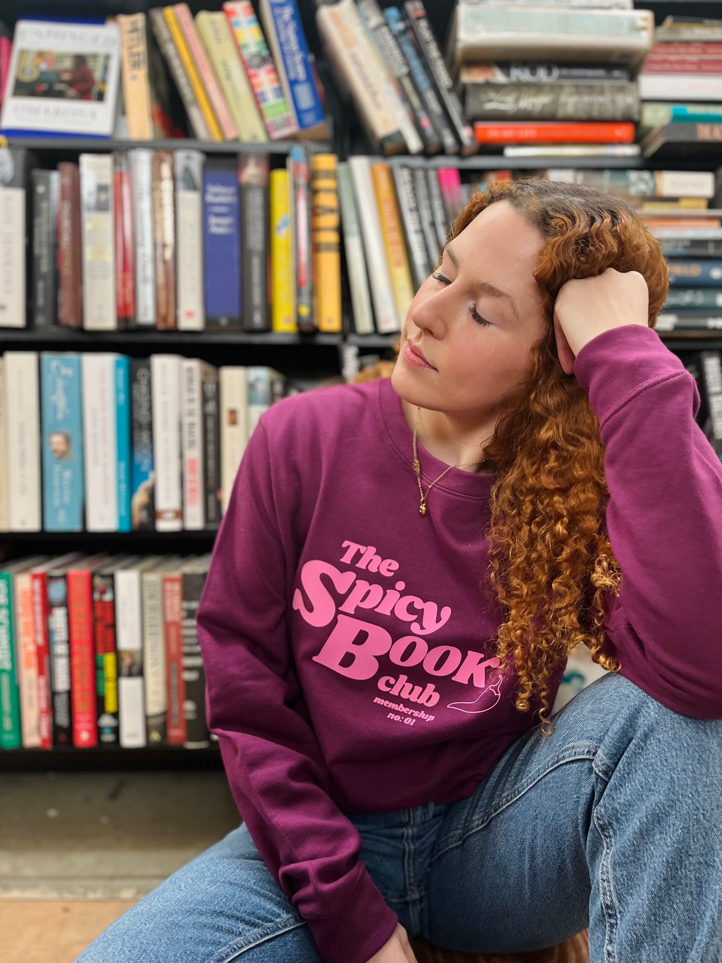 THE SPICY BOOK CLUB SWEATER