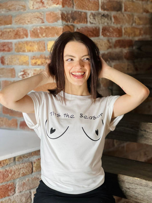 TITS THE SEASON CHRISTMAS T-SHIRT