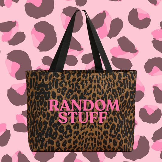 LEOPARD PRINT Carryall Tote Bag