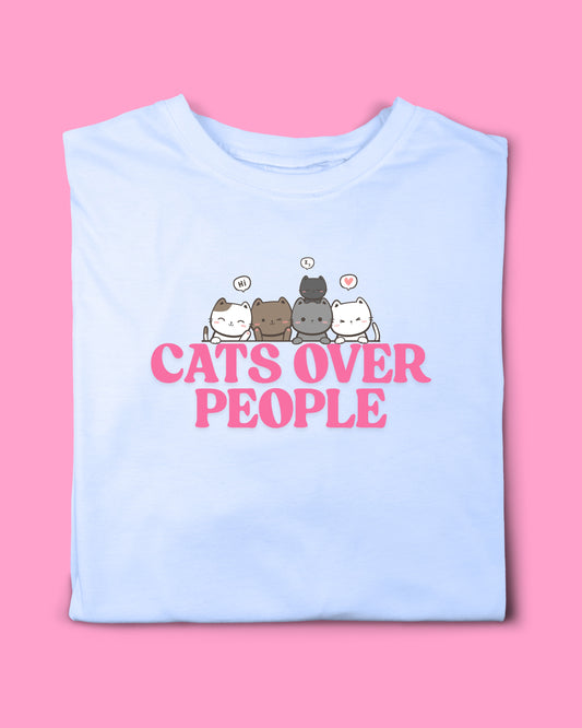 CATS OVER PEOPLE T-SHIRT