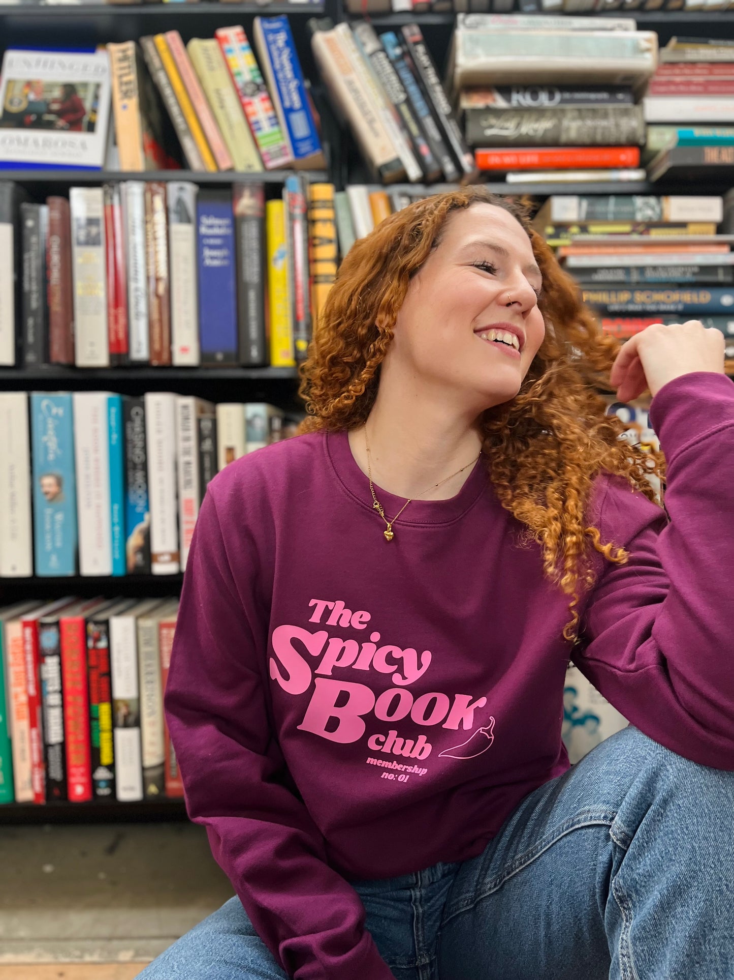 THE SPICY BOOK CLUB SWEATER