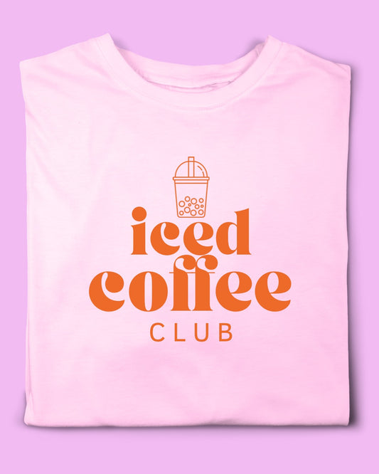 ICED COFFEE CLUB T- SHIRT