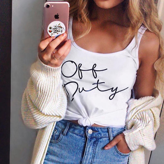 Off duty vest top