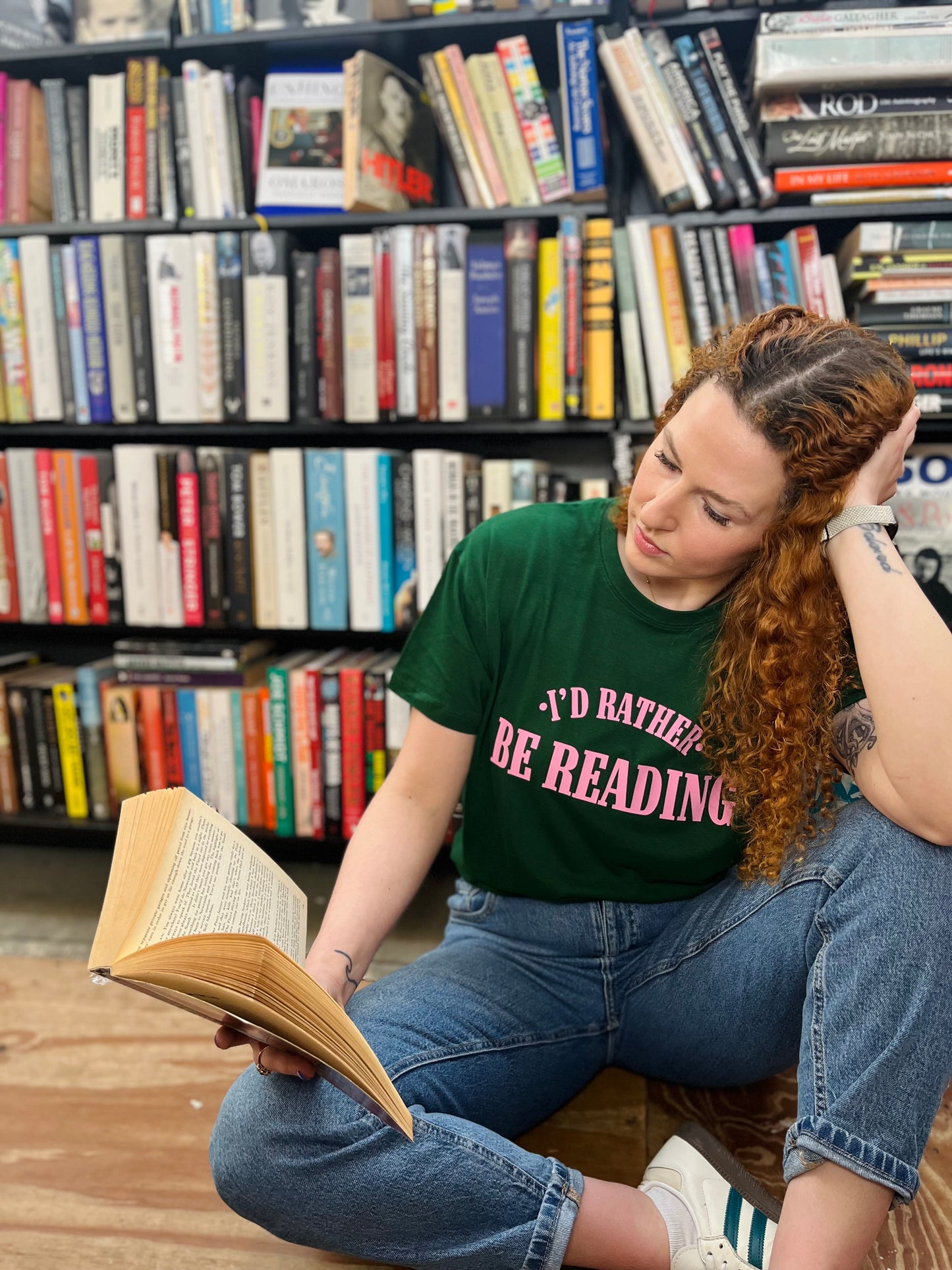 I’D RATHER BE READING T-SHIRT