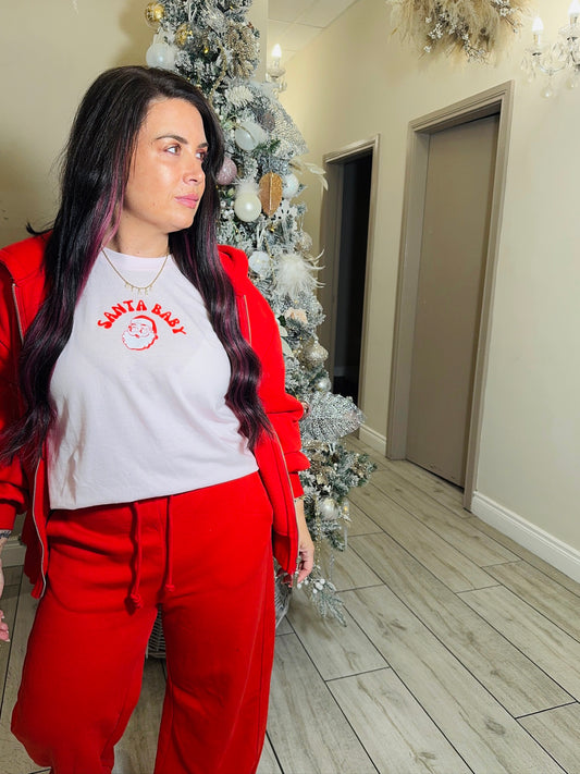 SANTA BABY CHRISTMAS TEE