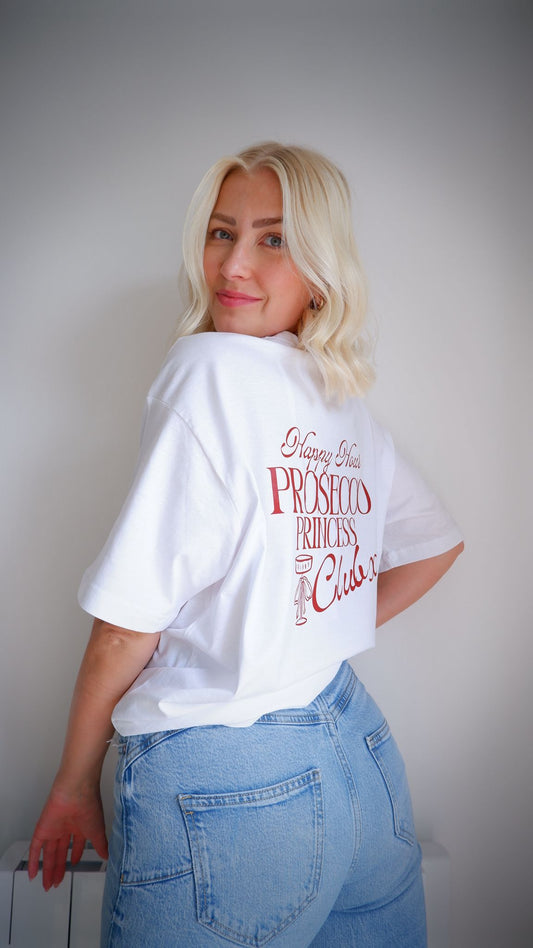 PROSECCO PRINCESS BOYFRIEND FIT T-SHIRT