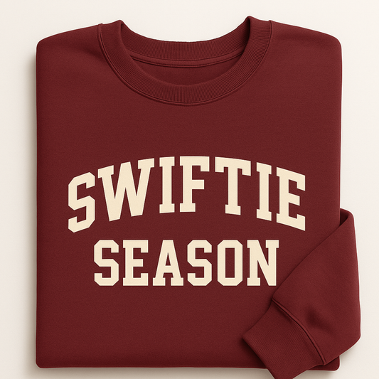 Swiftie season varsity sweater