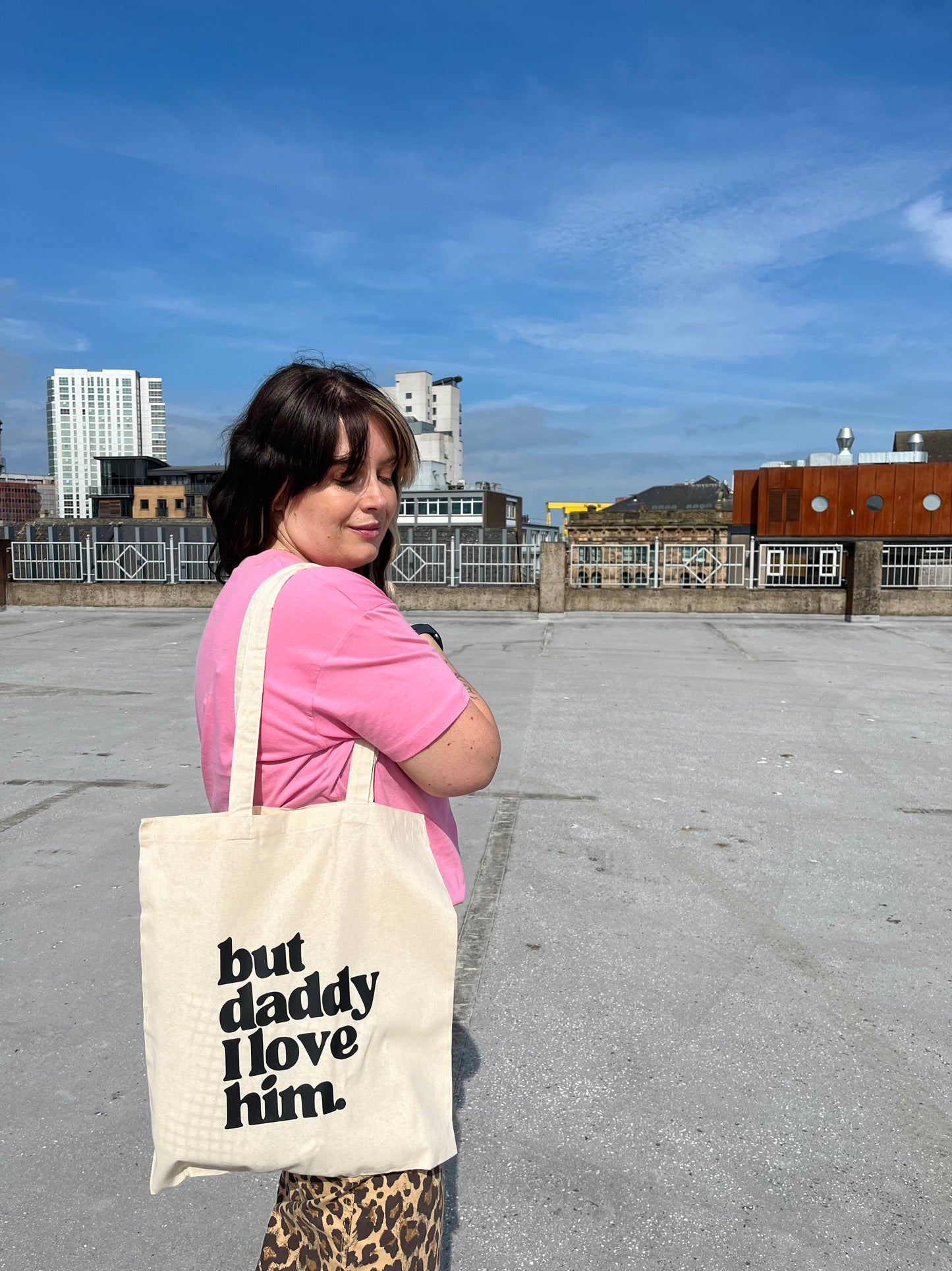 DADDY I LOVE HIM TOTE BAG