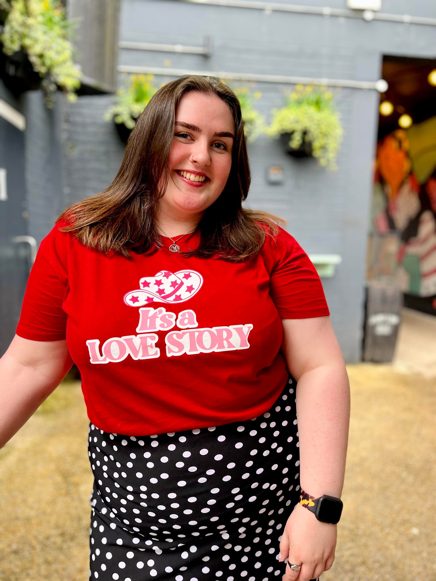 IT'S A LOVE STORY TEE