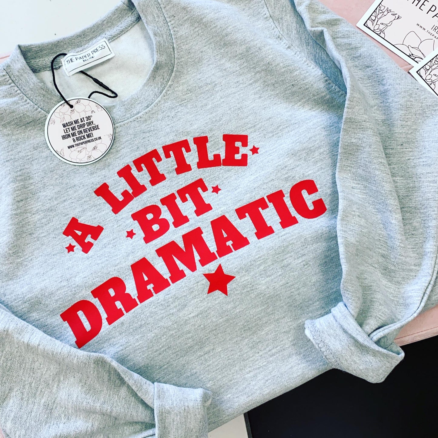 A LITTLE BIT DRAMATIC SWEATER-ThePaperPress