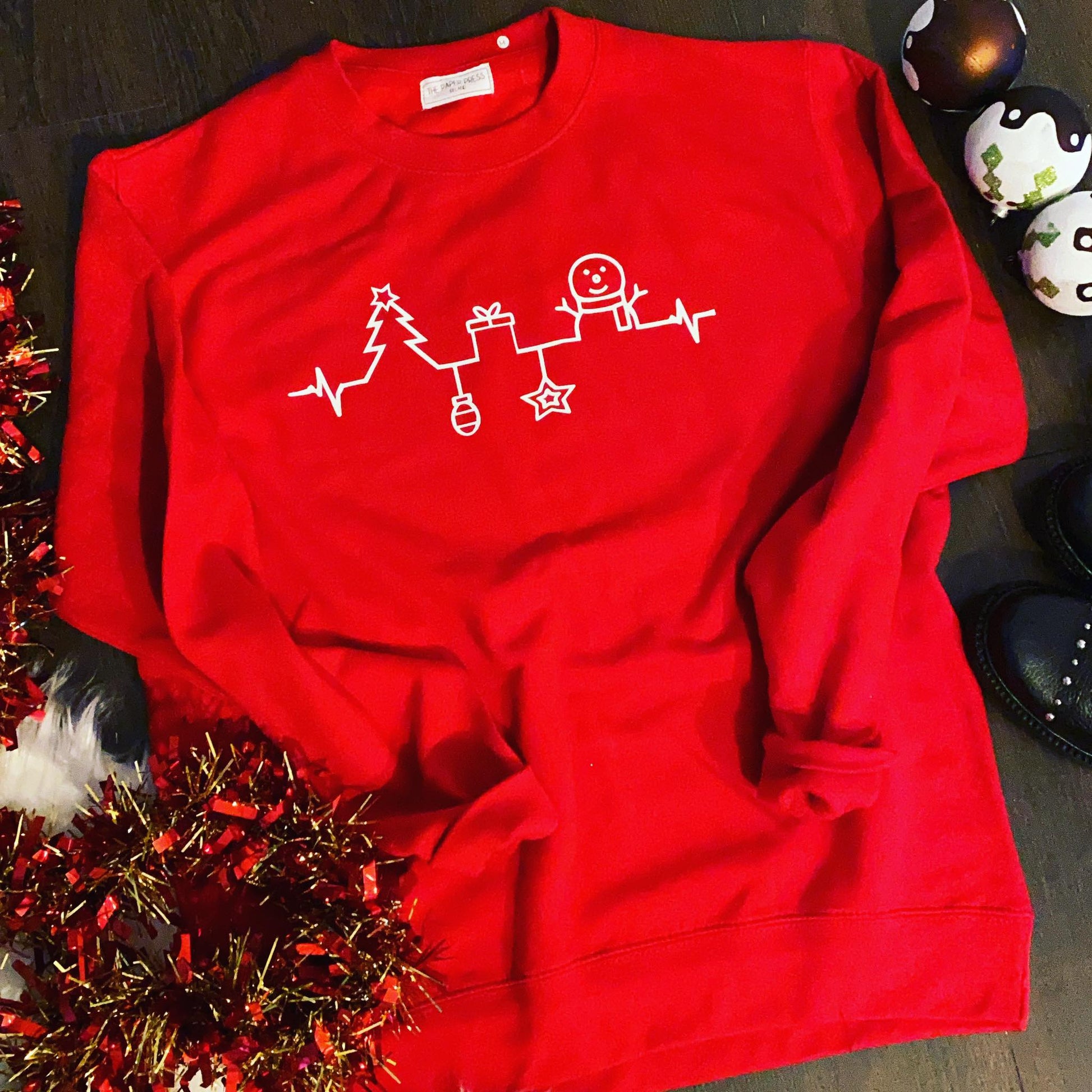 CHRISTMAS SKYLINE SWEATER-ThePaperPress