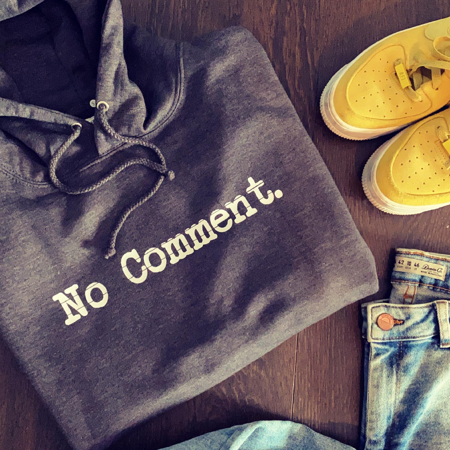 NO COMMENT HOODIE-ThePaperPress