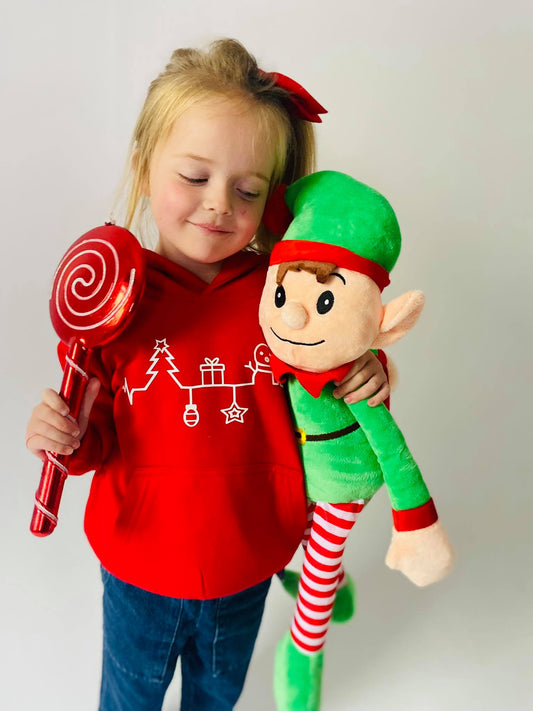 KIDS CHRISTMAS SKYLINE HOODIE-ThePaperPress