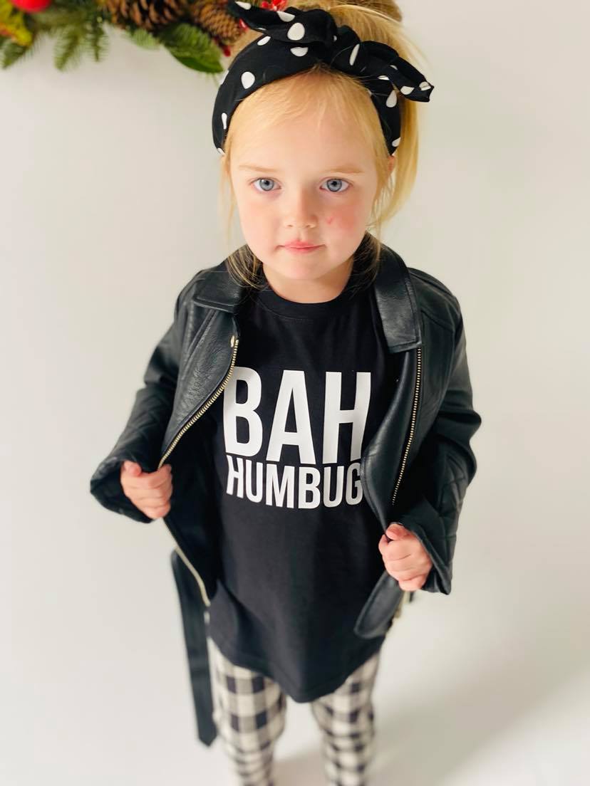 BAH HUMBUG KIDS TEE-ThePaperPress