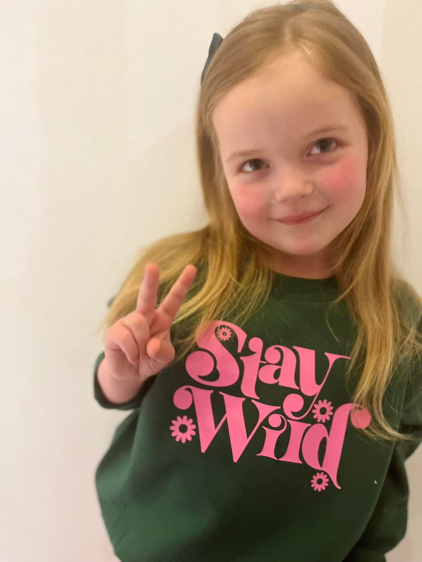 STAY WILD KIDS SPRING SWEATER