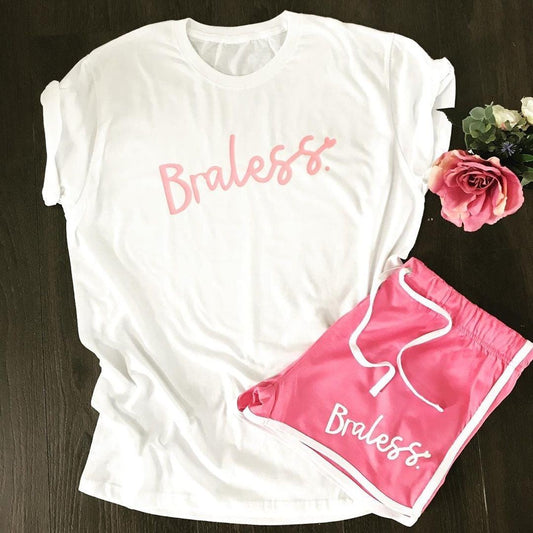 BRALESS SUMMER LOUNGE SET