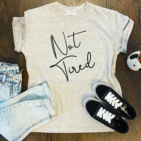 NOT TIRED KIDS TEE