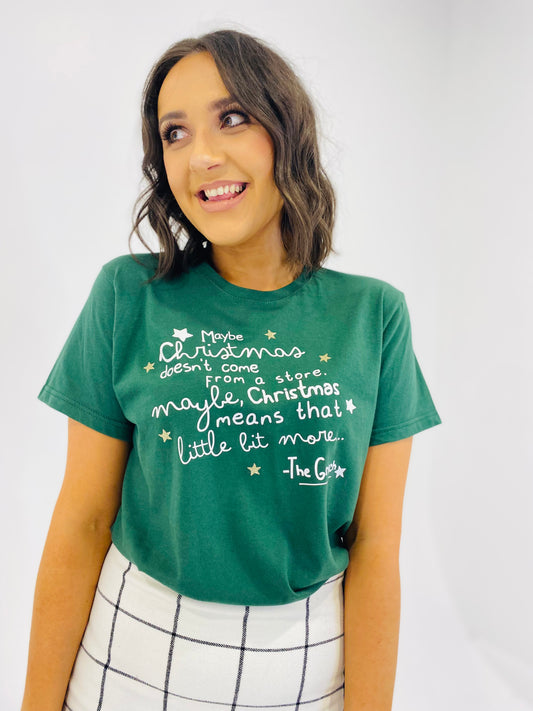 GRINCH POEM CHRISTMAS TEE