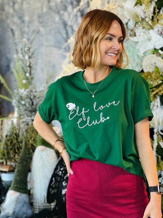 ELF LOVE CLUB CHRISTMAS TEE