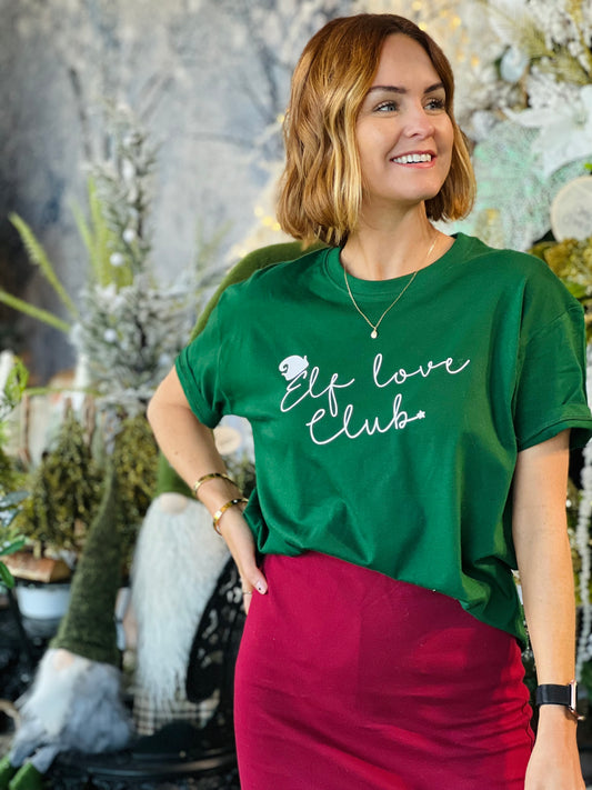 ELF LOVE CLUB CHRISTMAS TEE