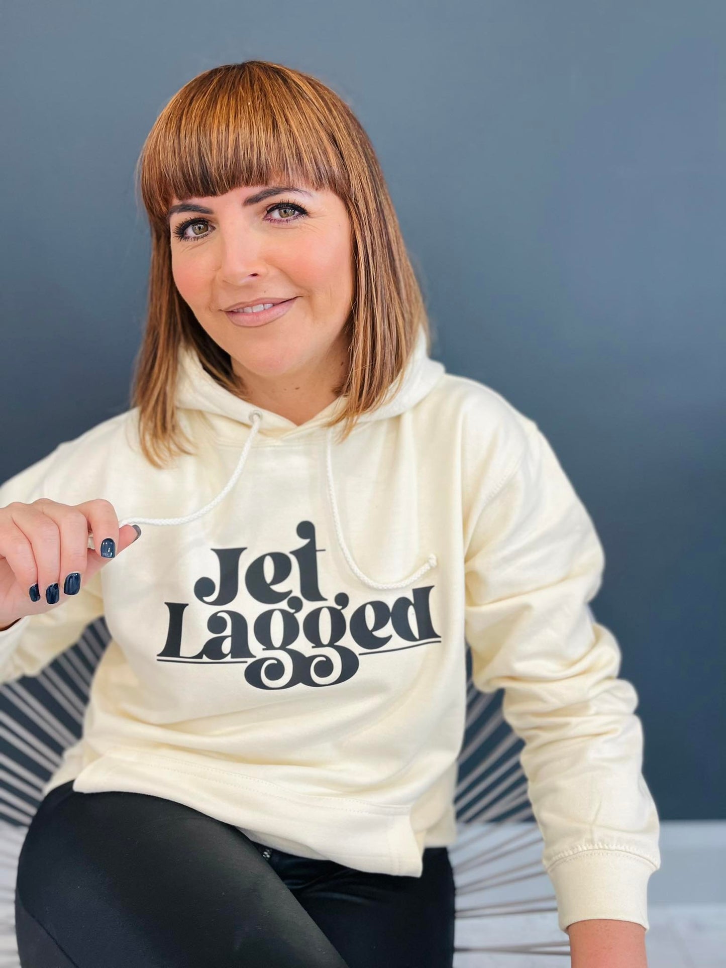 Jet Lagged Casual College Holiday Hoodie