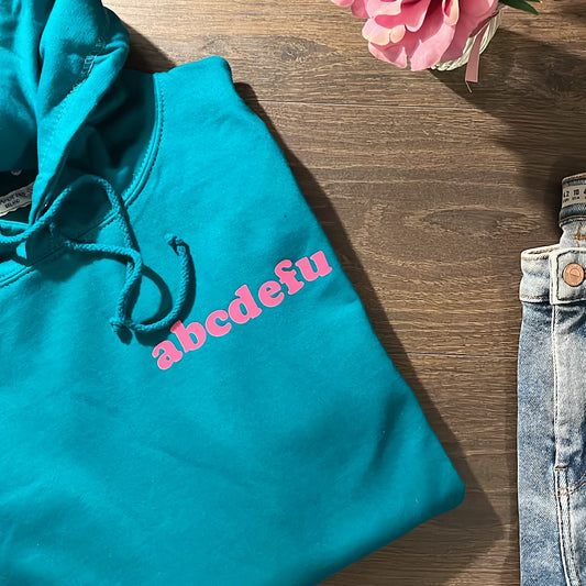 ABCDEFU HOODIE-ThePaperPress