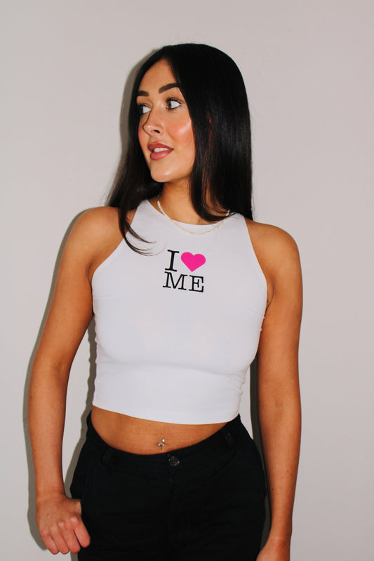 I LOVE ME CROPPED TOP