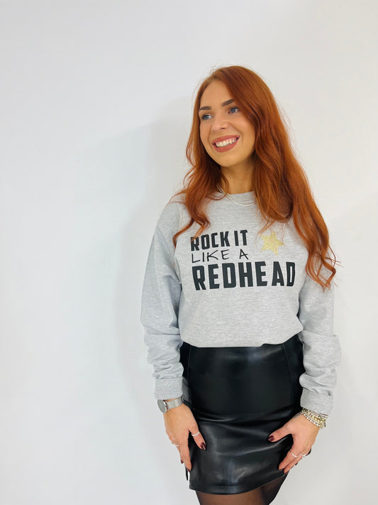 ROCK IT LIKE A REDHEAD SWEATER