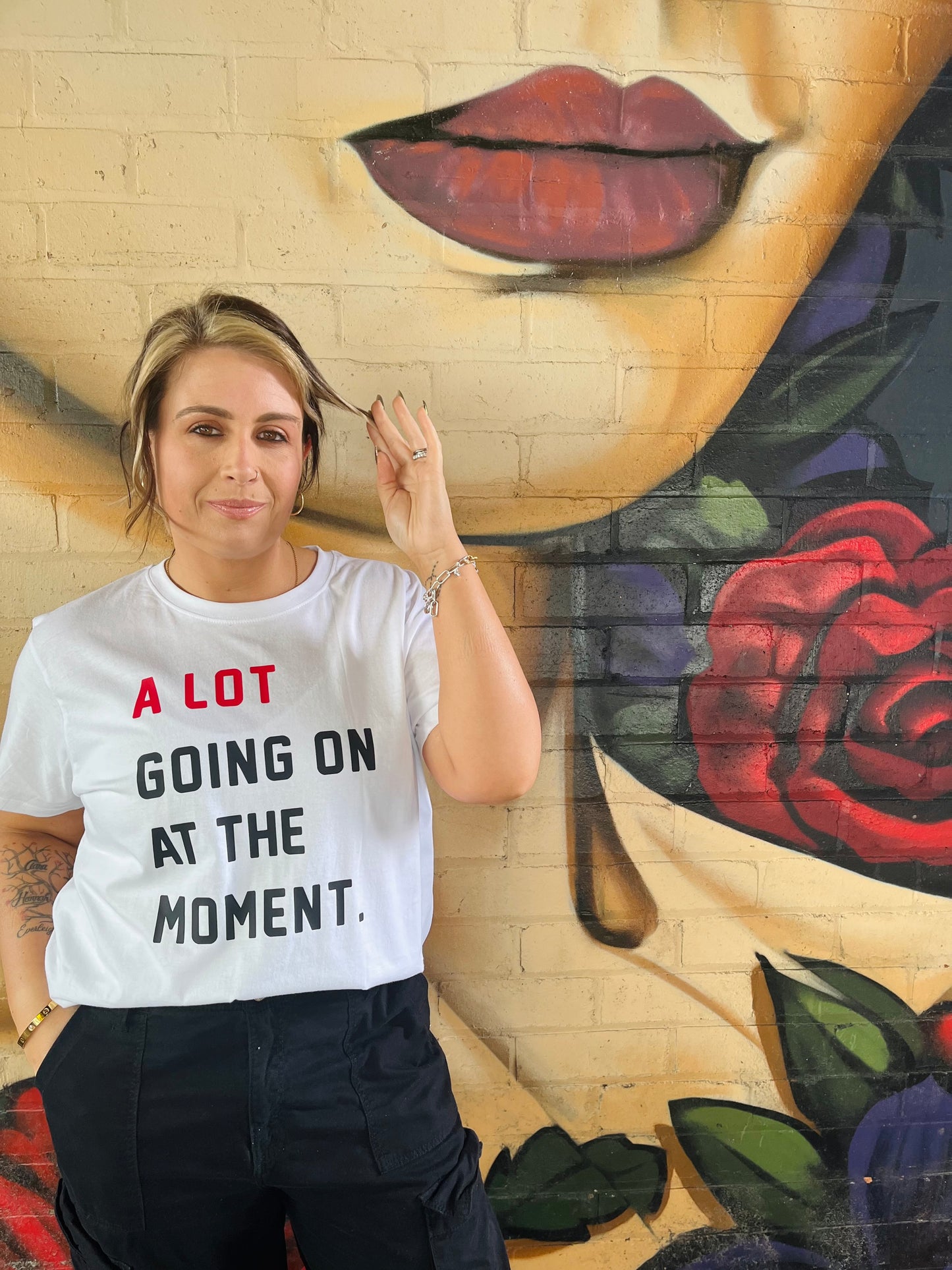 A LOT GOING ON AT THE MOMENT T-SHIRT