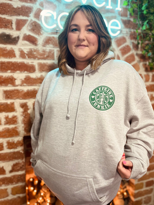 CAFFEINE JUNKIE HOODIE