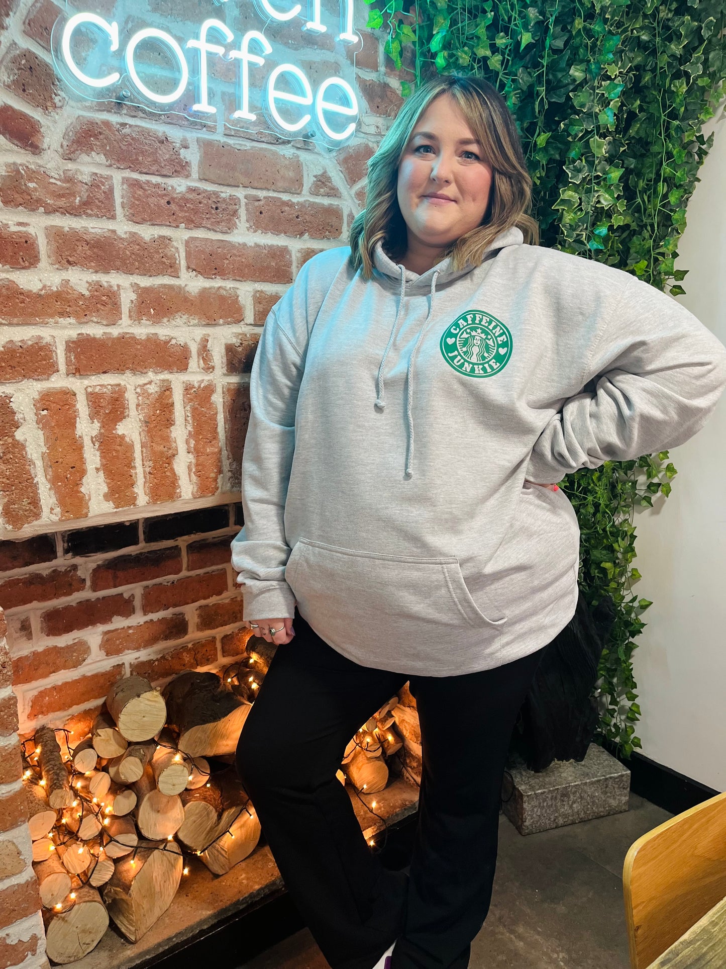 CAFFEINE JUNKIE HOODIE