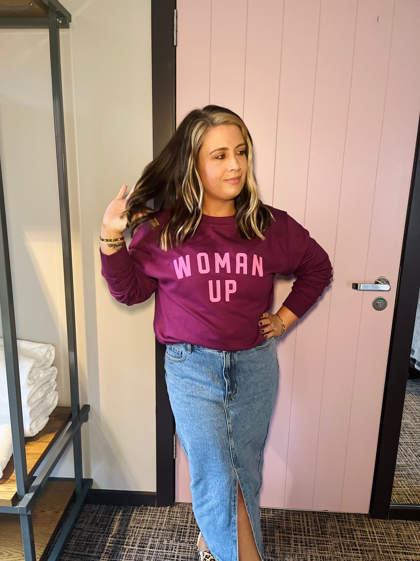 WOMAN UP SWEATER