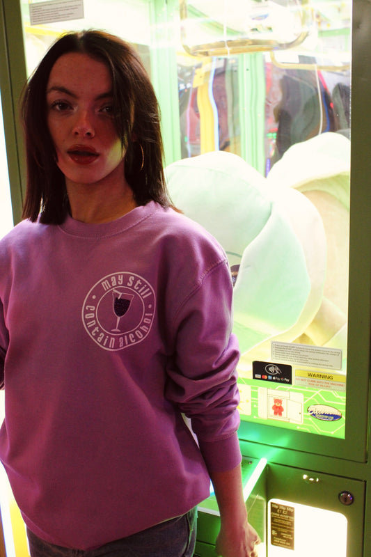 MAY CONTAIN ALCOHOL SWEATER