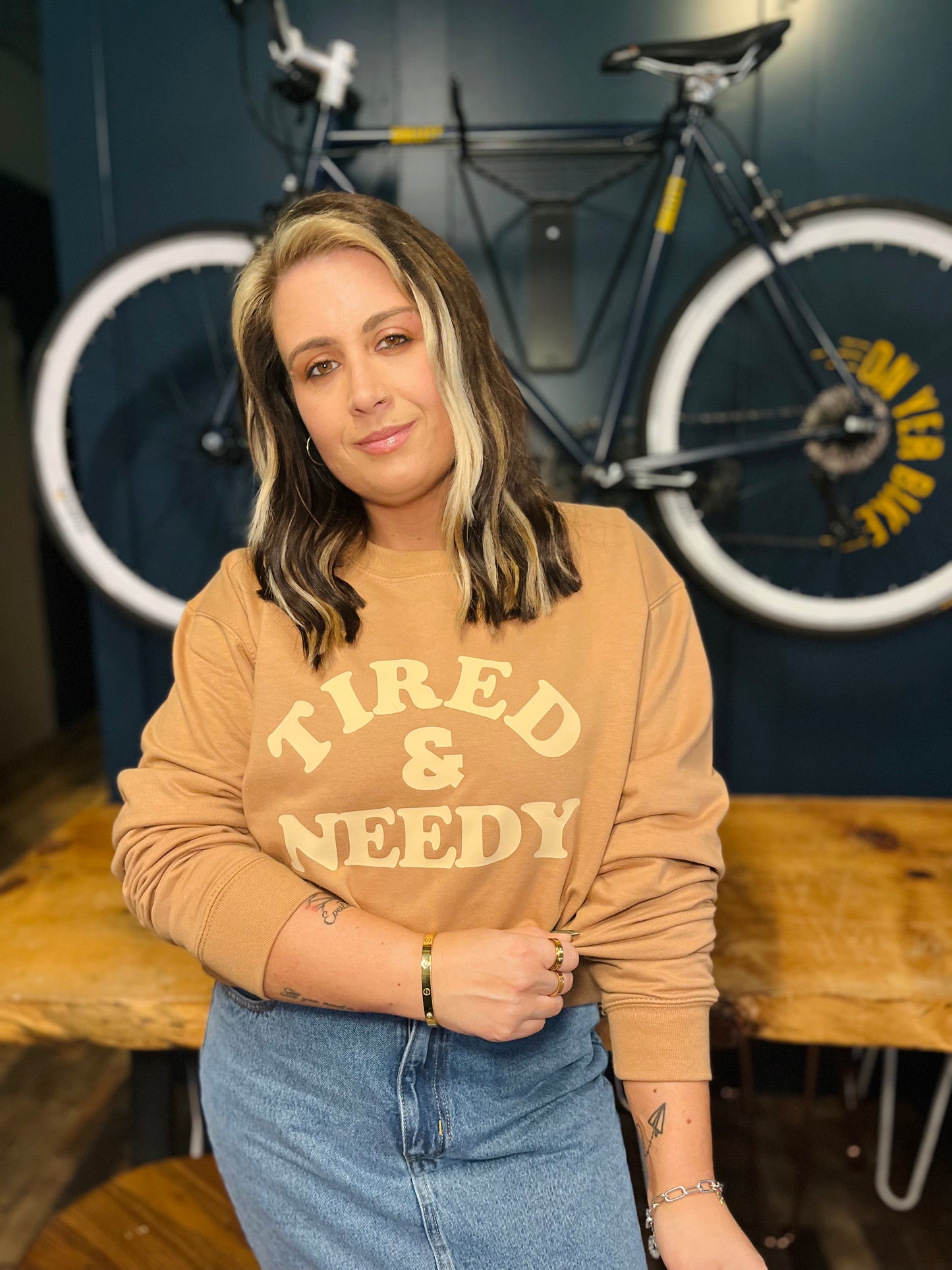 TIRED & NEEDY SWEATER