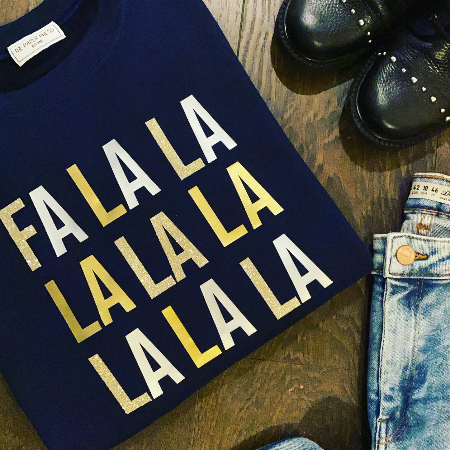 FA LA LA SWEATER-ThePaperPress