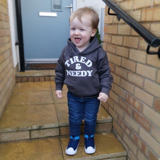 TIRED & NEEDY KIDS HOODIE