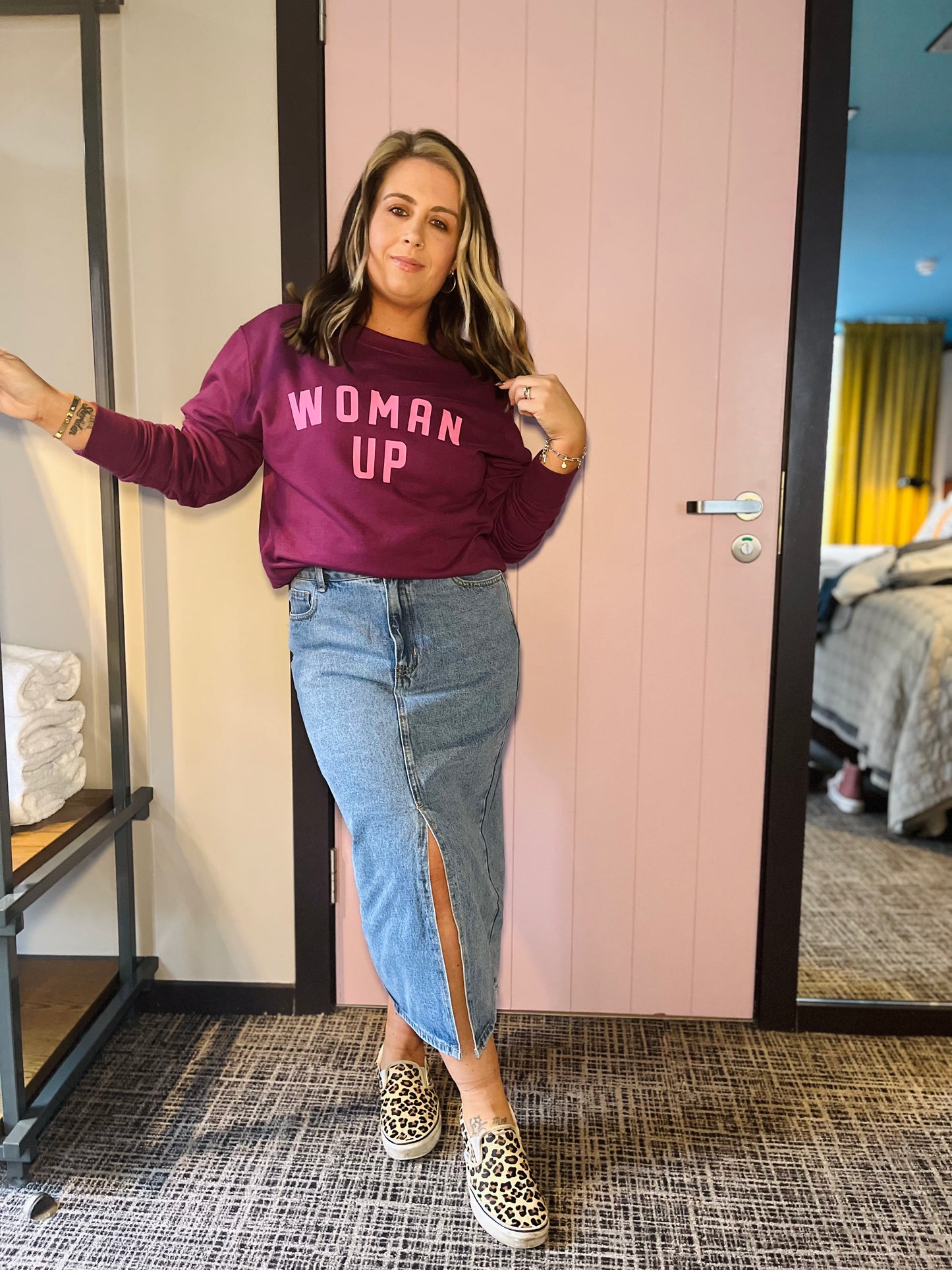 WOMAN UP SWEATER