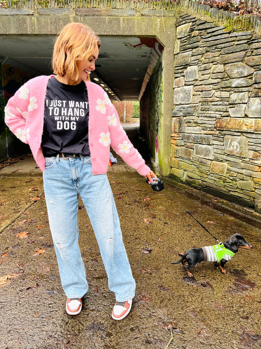 I JUST WANT TO HANG WITH MY DOG TEE