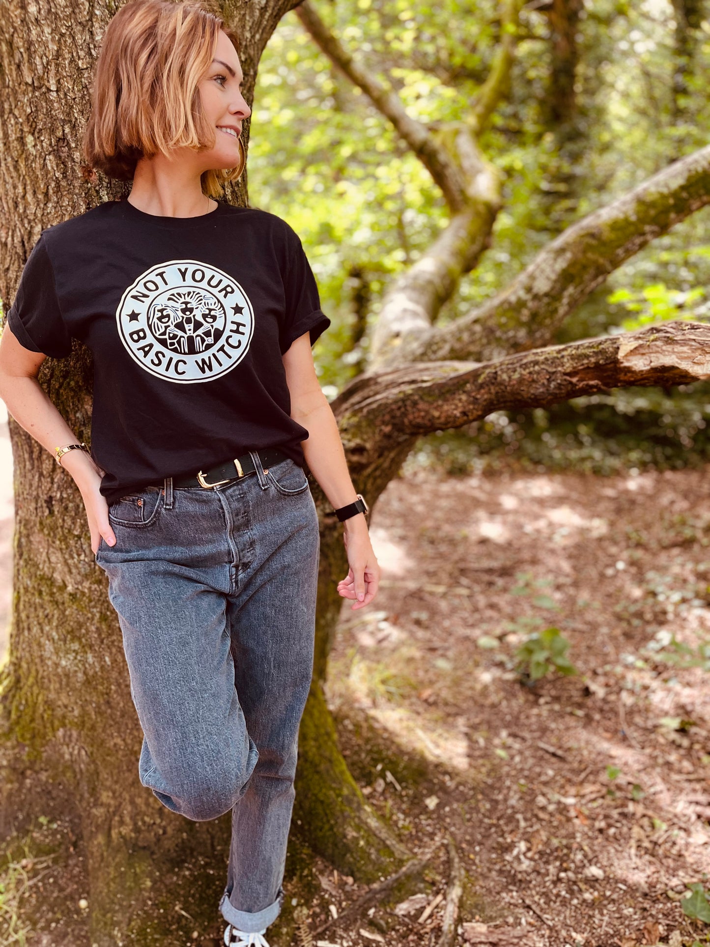 NOT YOUR BASIC WITCH T-SHIRT