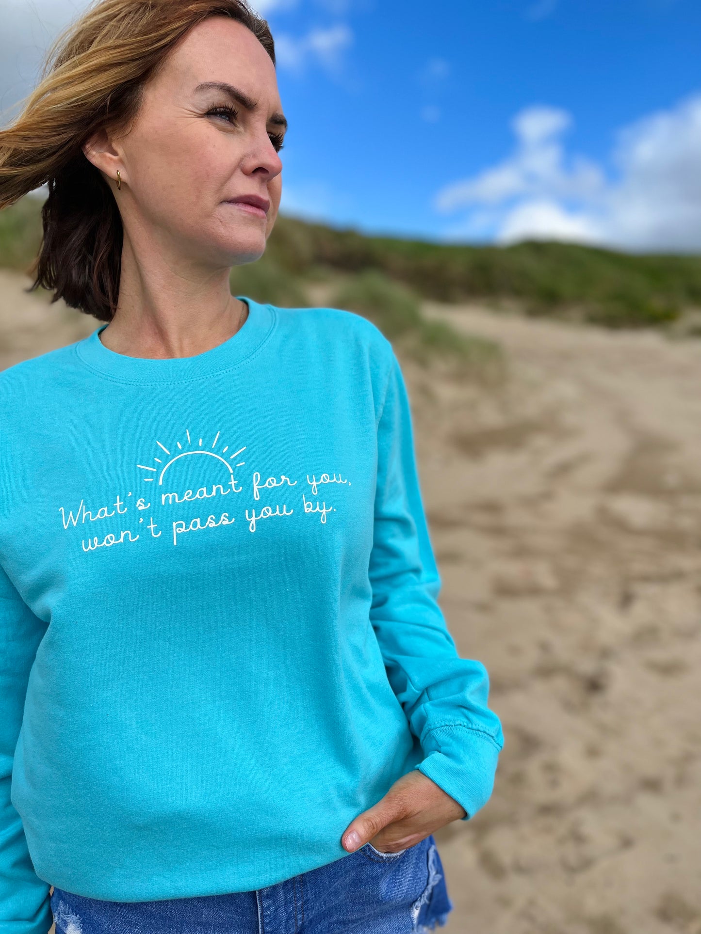 WHAT'S MEANT FOR YOU SWEATER