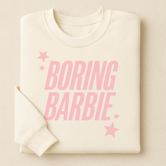BORING BARBIE SWEATER