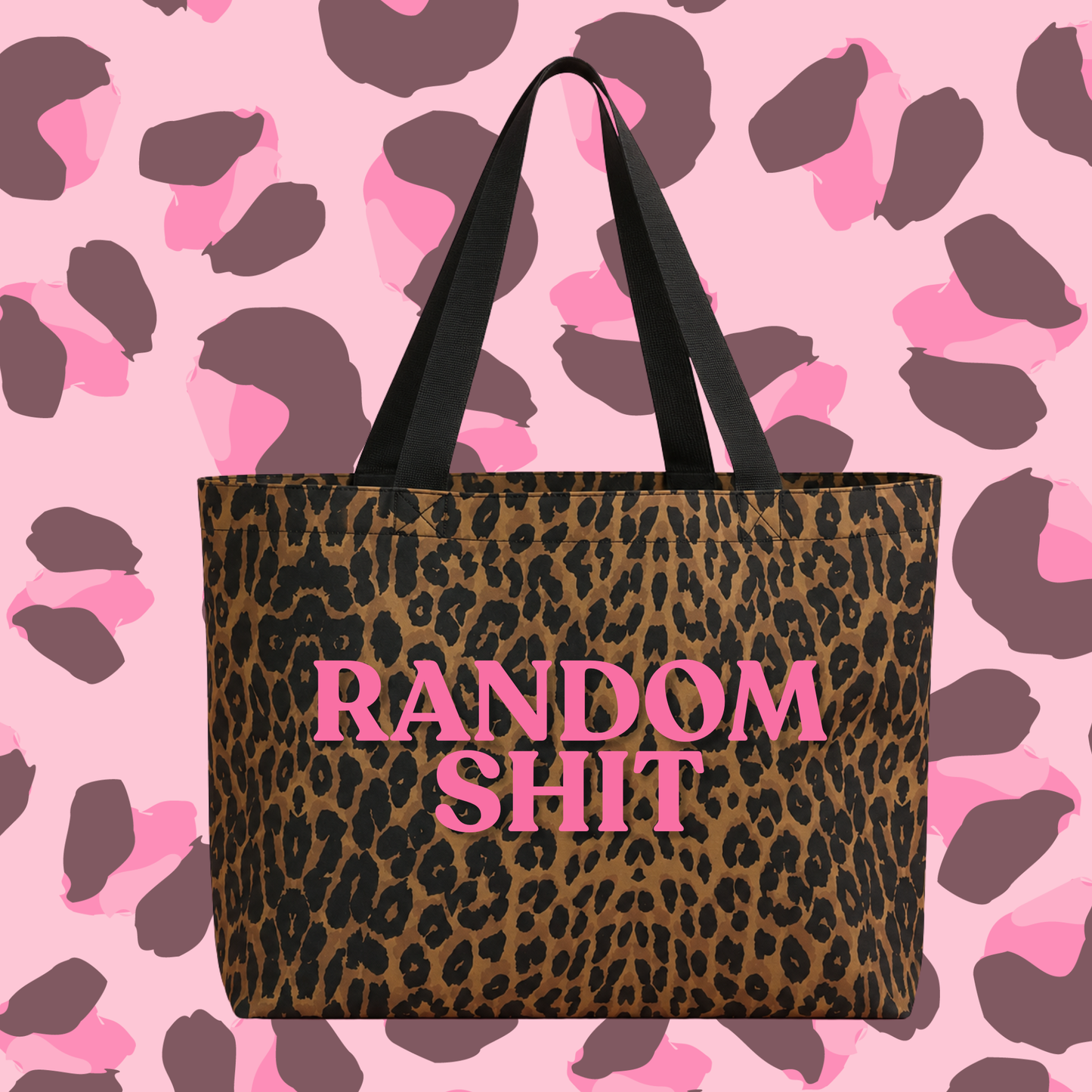 LEOPARD PRINT Carryall Tote Bag
