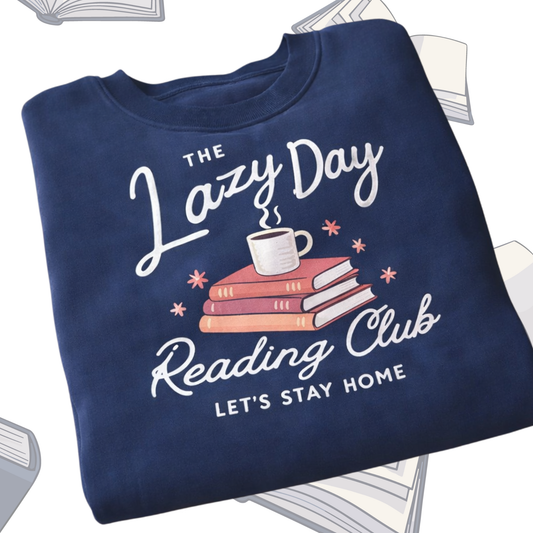 THE LAZY DAY READING CLUB SWEATER