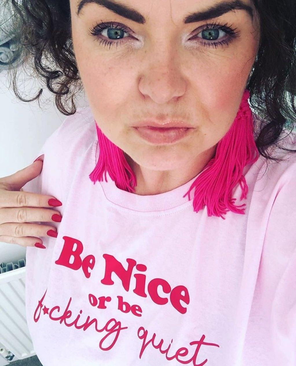 BE NICE OR BE F*CKING QUIET TEE