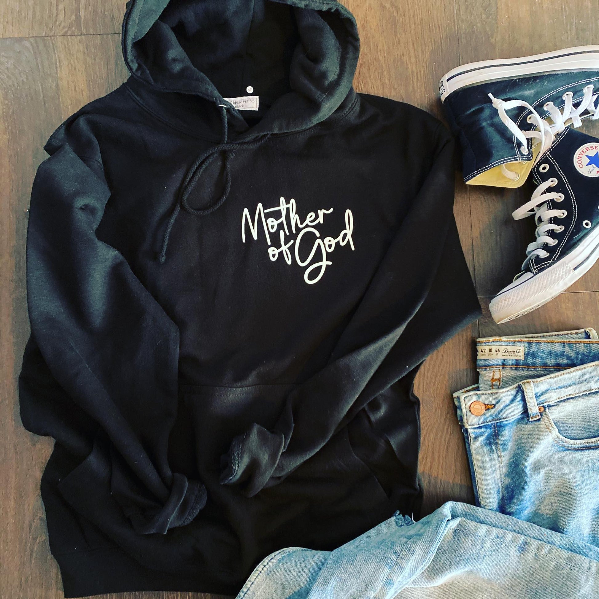 MOTHER OF GOD HOODIE-ThePaperPress