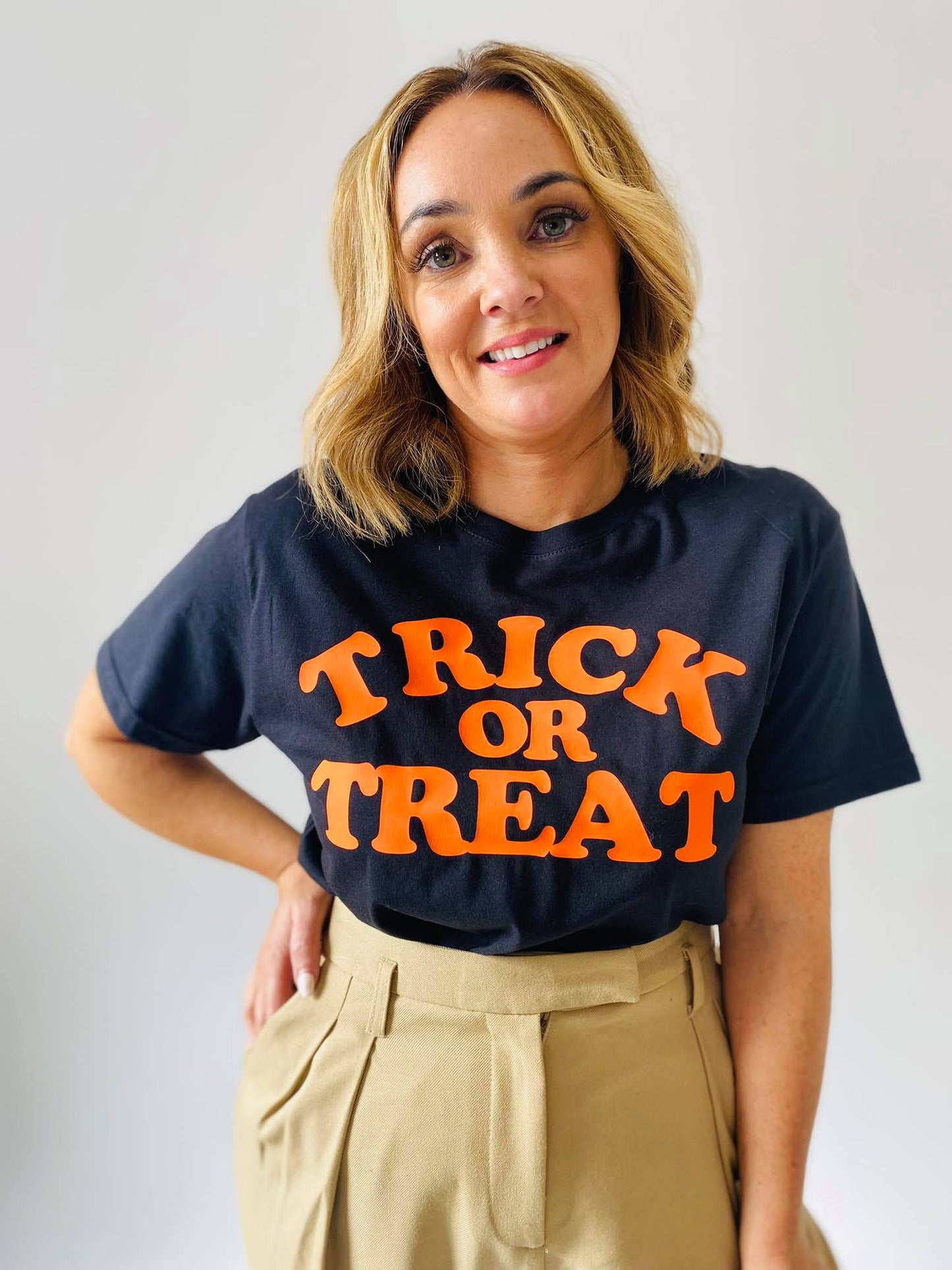 TRICK OR TREAT HALLOWEEN TEE-ThePaperPress