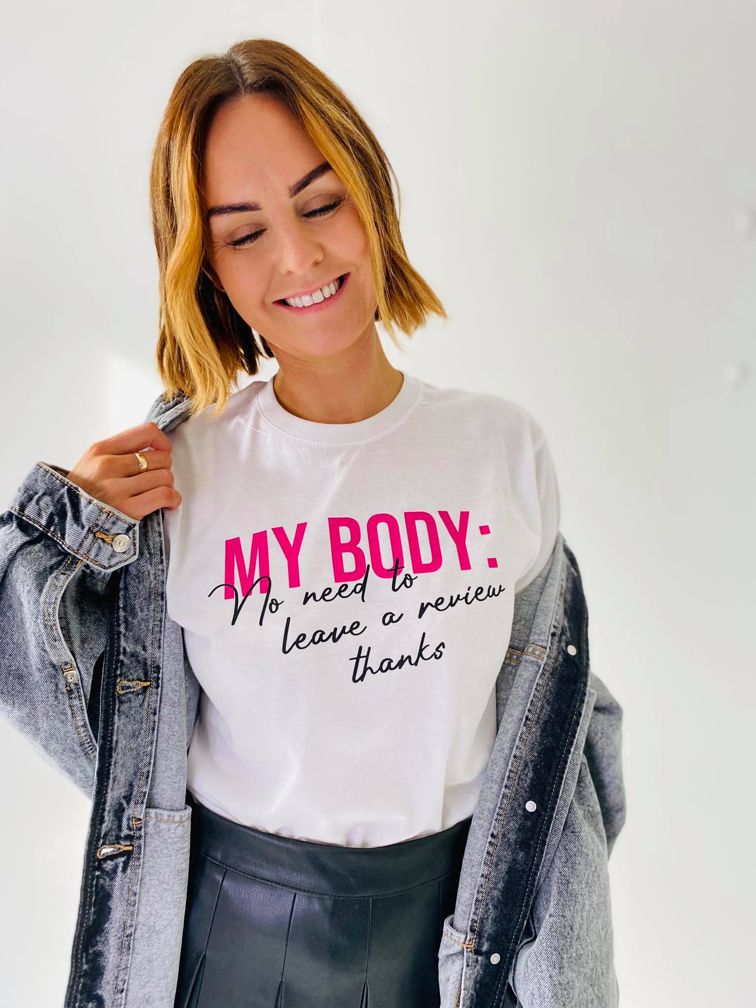 MY BODY: NO NEED TO LEAVE A REVIEW THANKS TEE-ThePaperPress