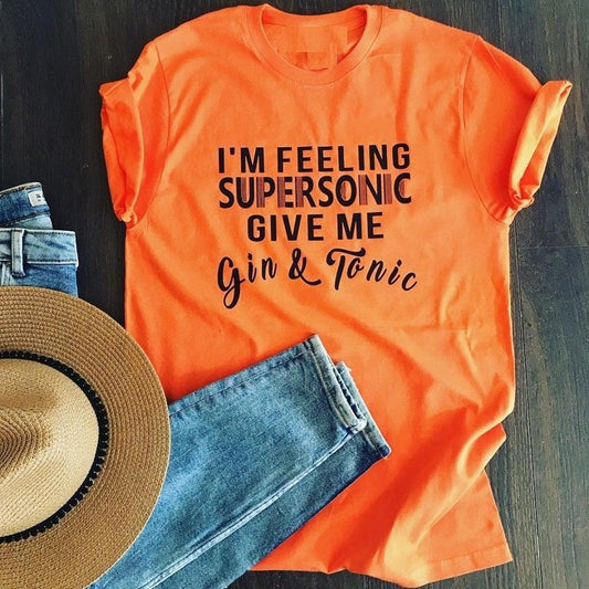 I'M FEELING SUPERSONIC TEE