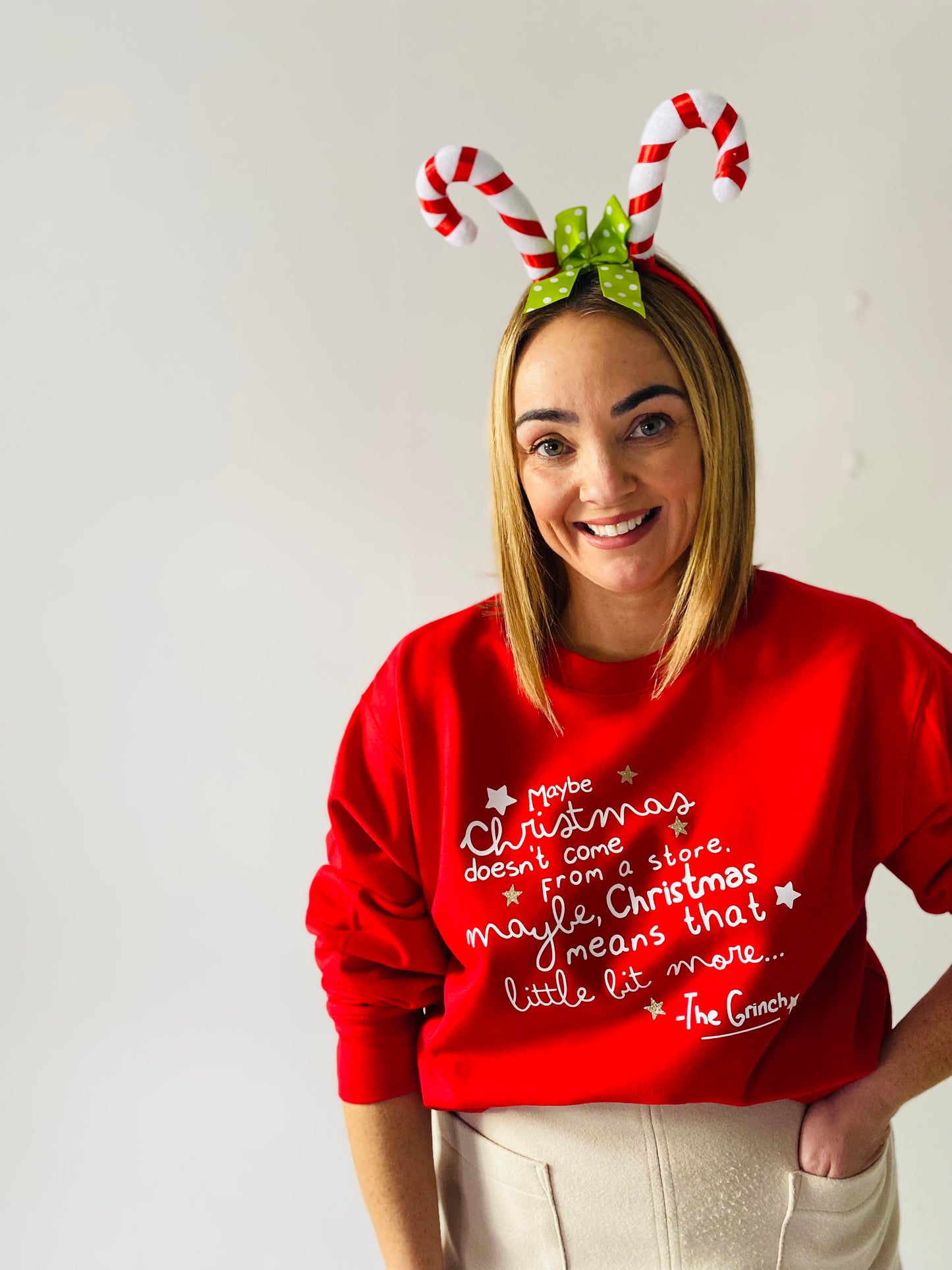 GRINCH POEM CHRISTMAS SWEATER