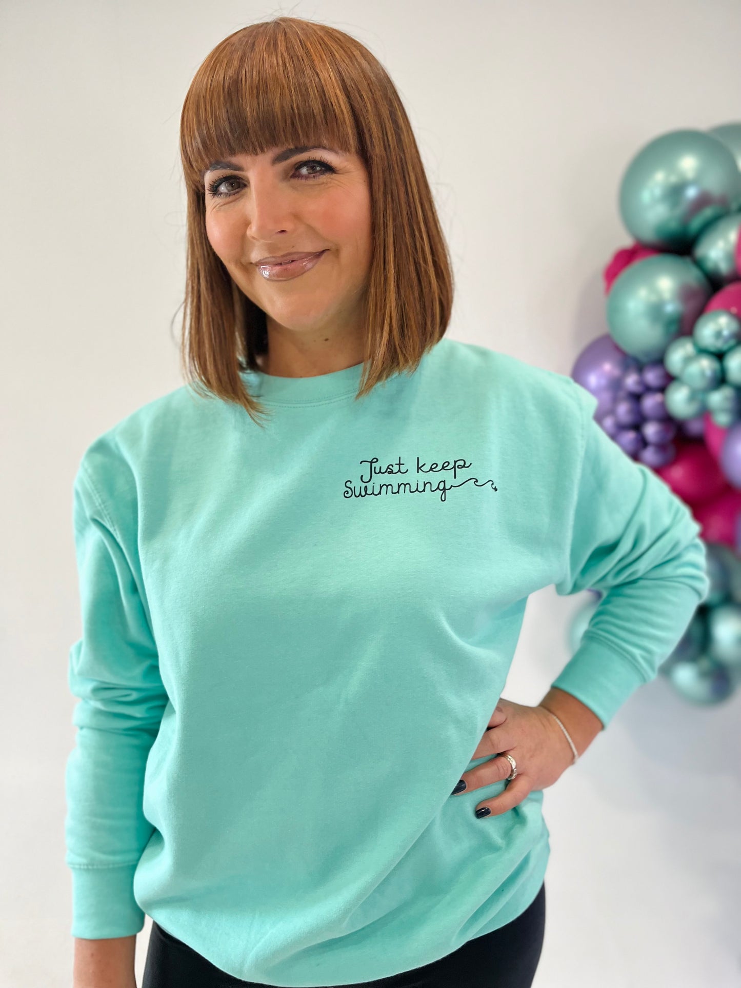 JUST KEEP SWIMMING SWEATER